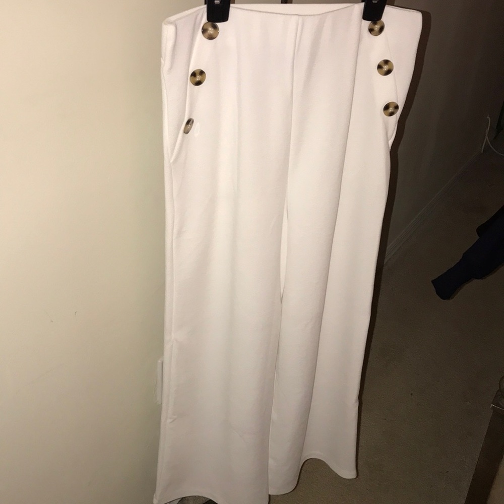White sailor pants